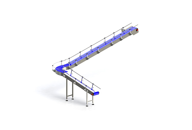 Convoyeur à tapis modulaire